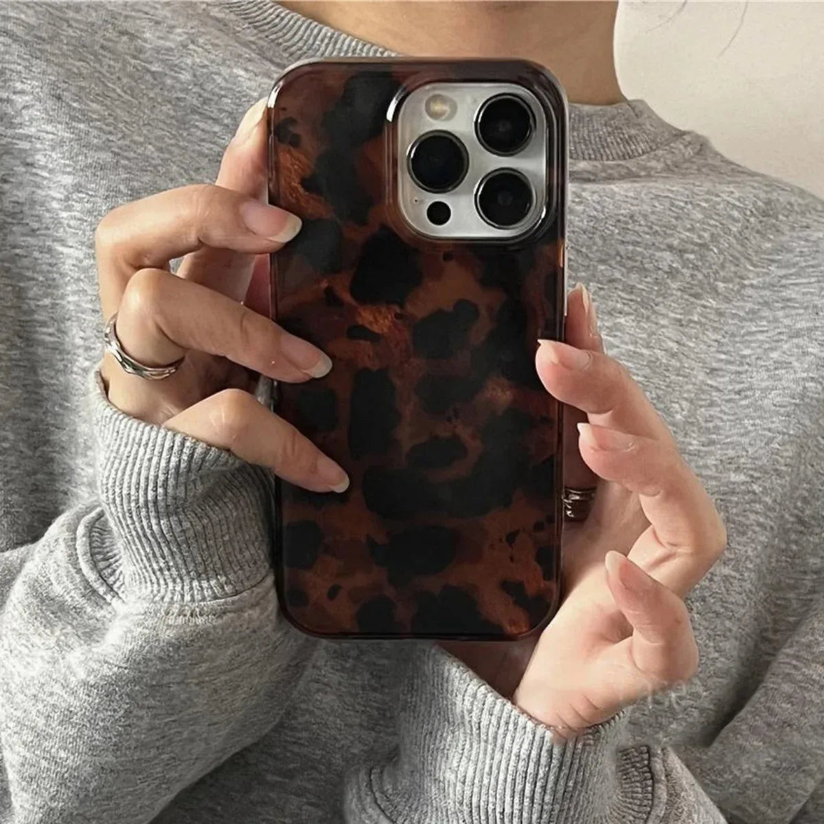 Amber Texture iPhone Case