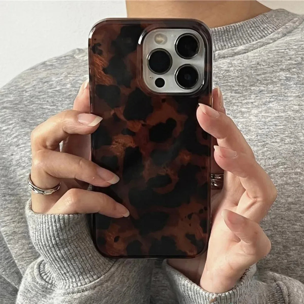 Amber Texture iPhone Case