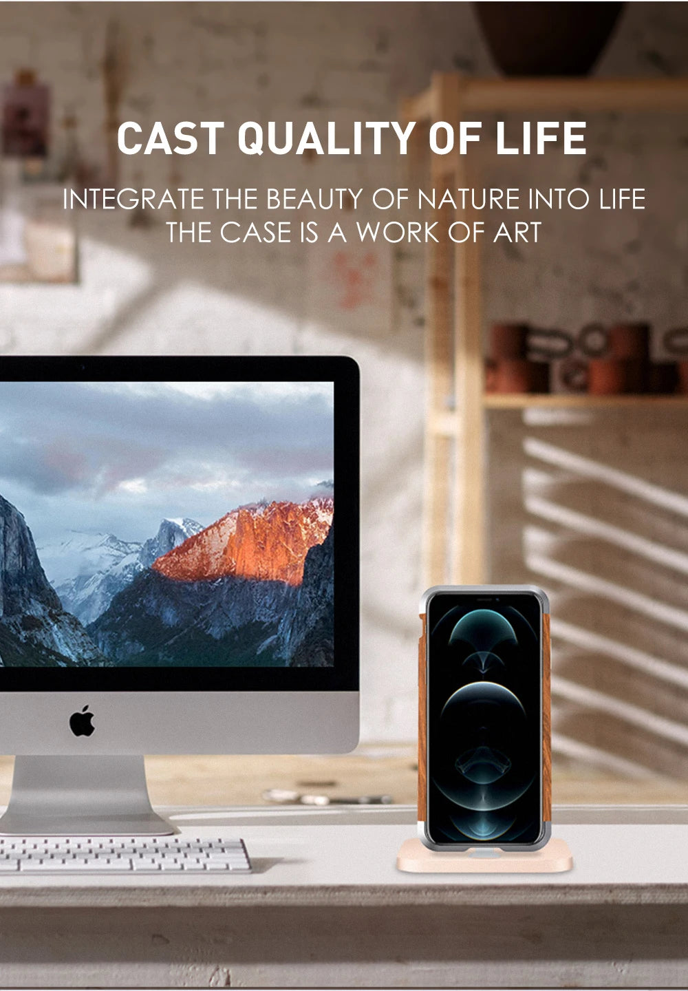 Natural Wood iPhone Case