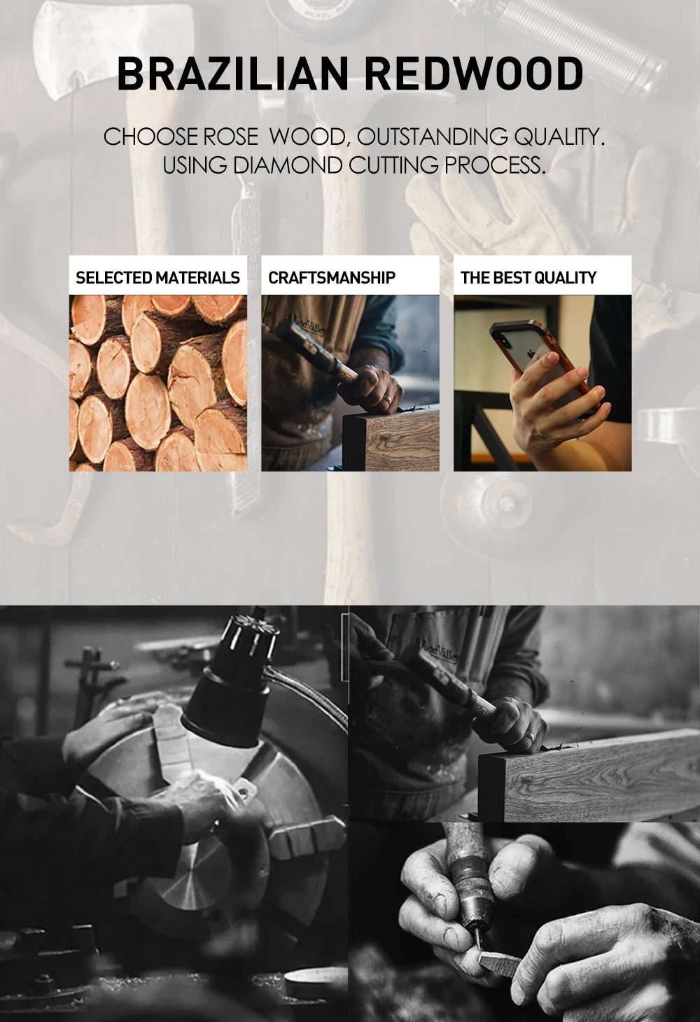 Natural Wood iPhone Case