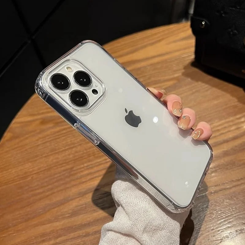 Transparent Soft Acrylic iPhone Case