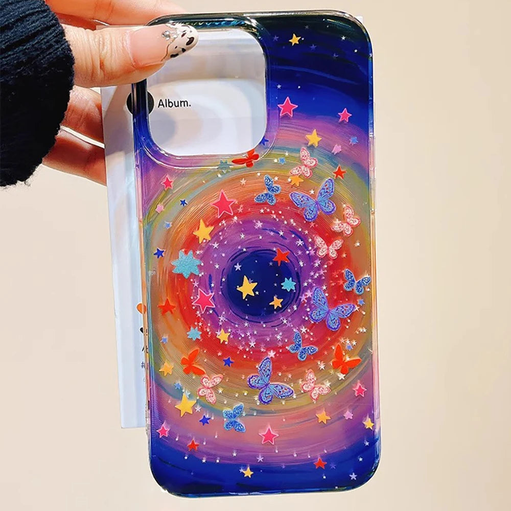 Blue Ocean Ripple iPhone Case