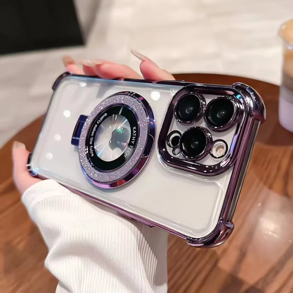 Glitter Stand iPhone Case