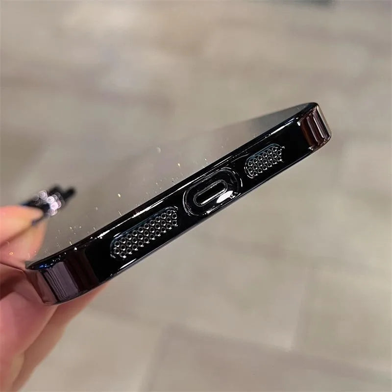 Glitter Transparent iPhone Case