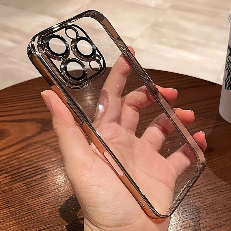 Glitter Transparent iPhone Case