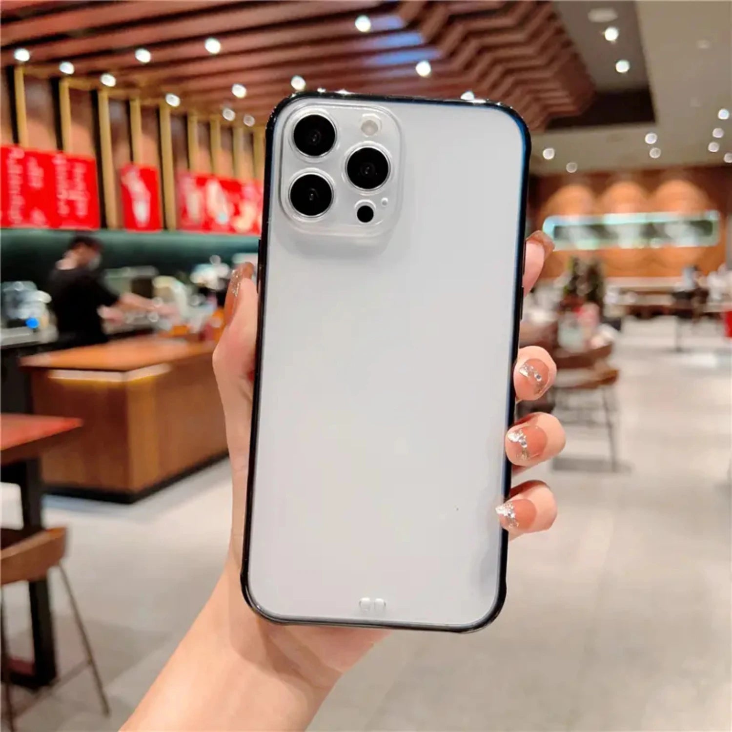 Frosted Transparent Shockproof Case