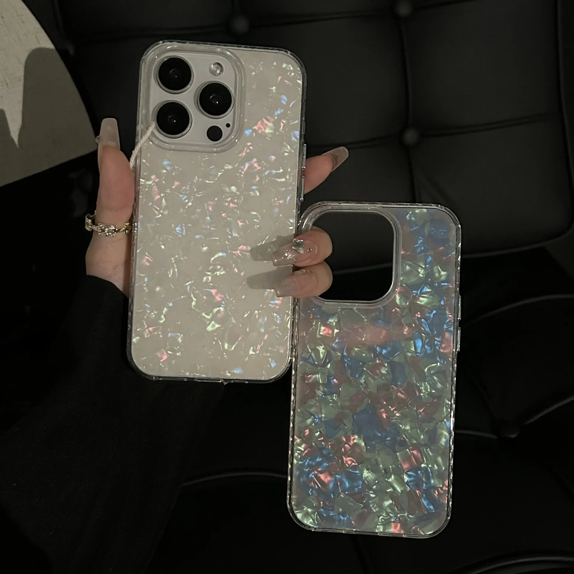 Glitter Shell Pattern iPhone Case