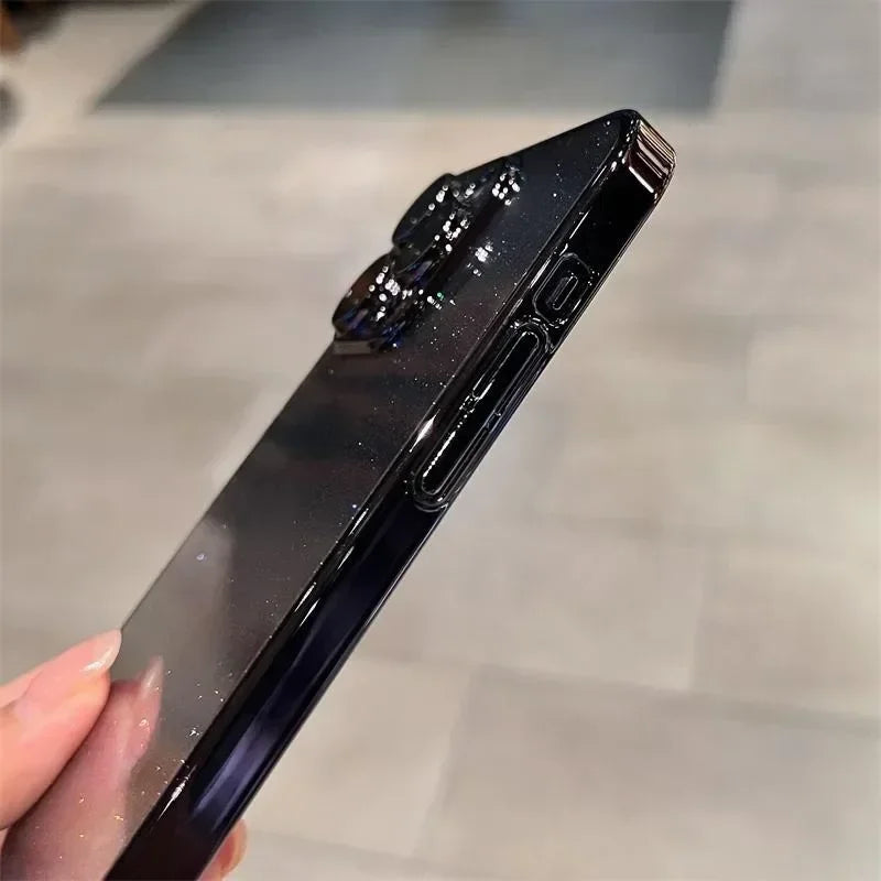 Glitter Transparent iPhone Case
