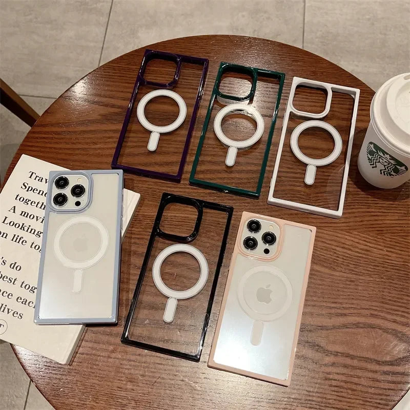 Magsafe Transparent Wireless iPhone Case