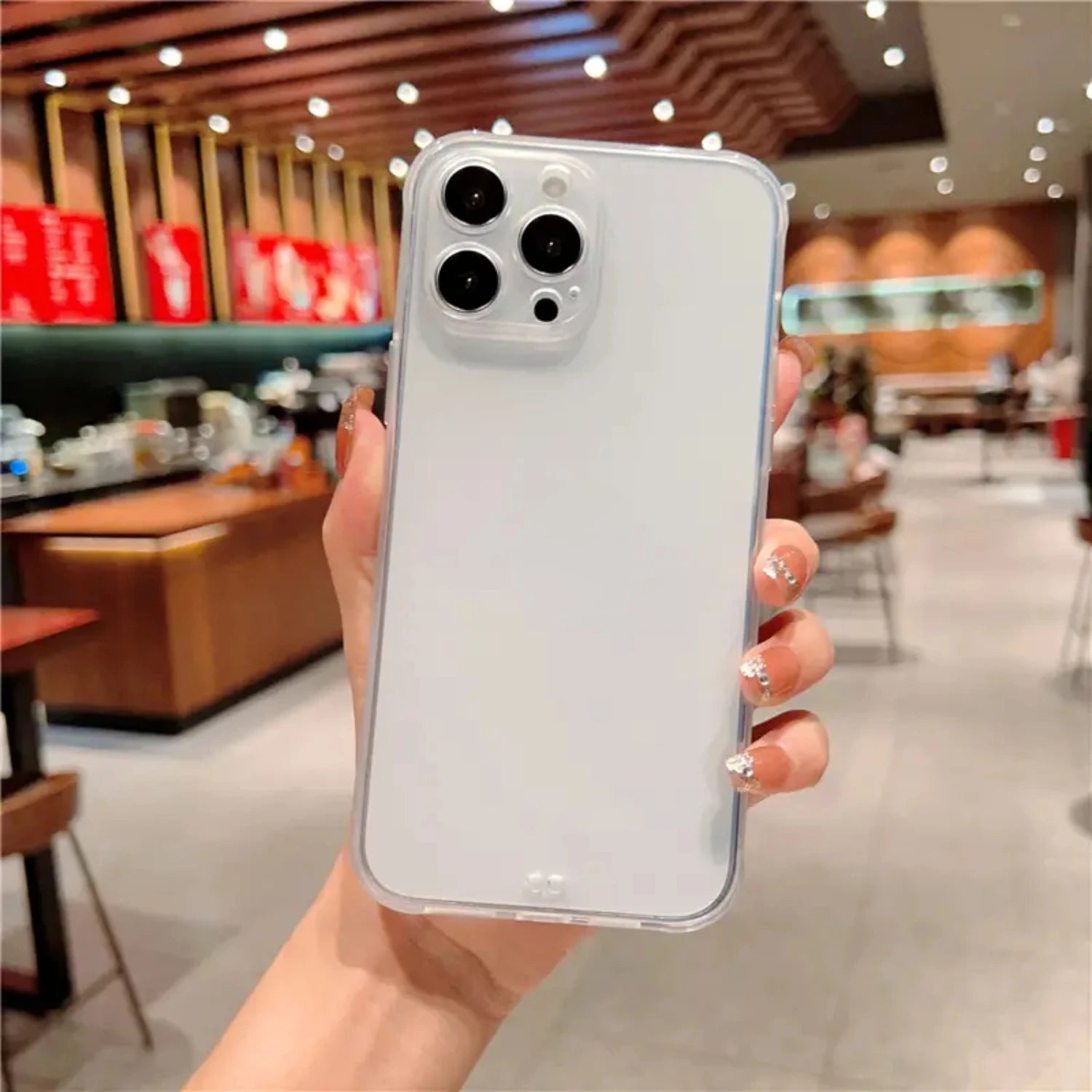 Frosted Transparent Shockproof Case