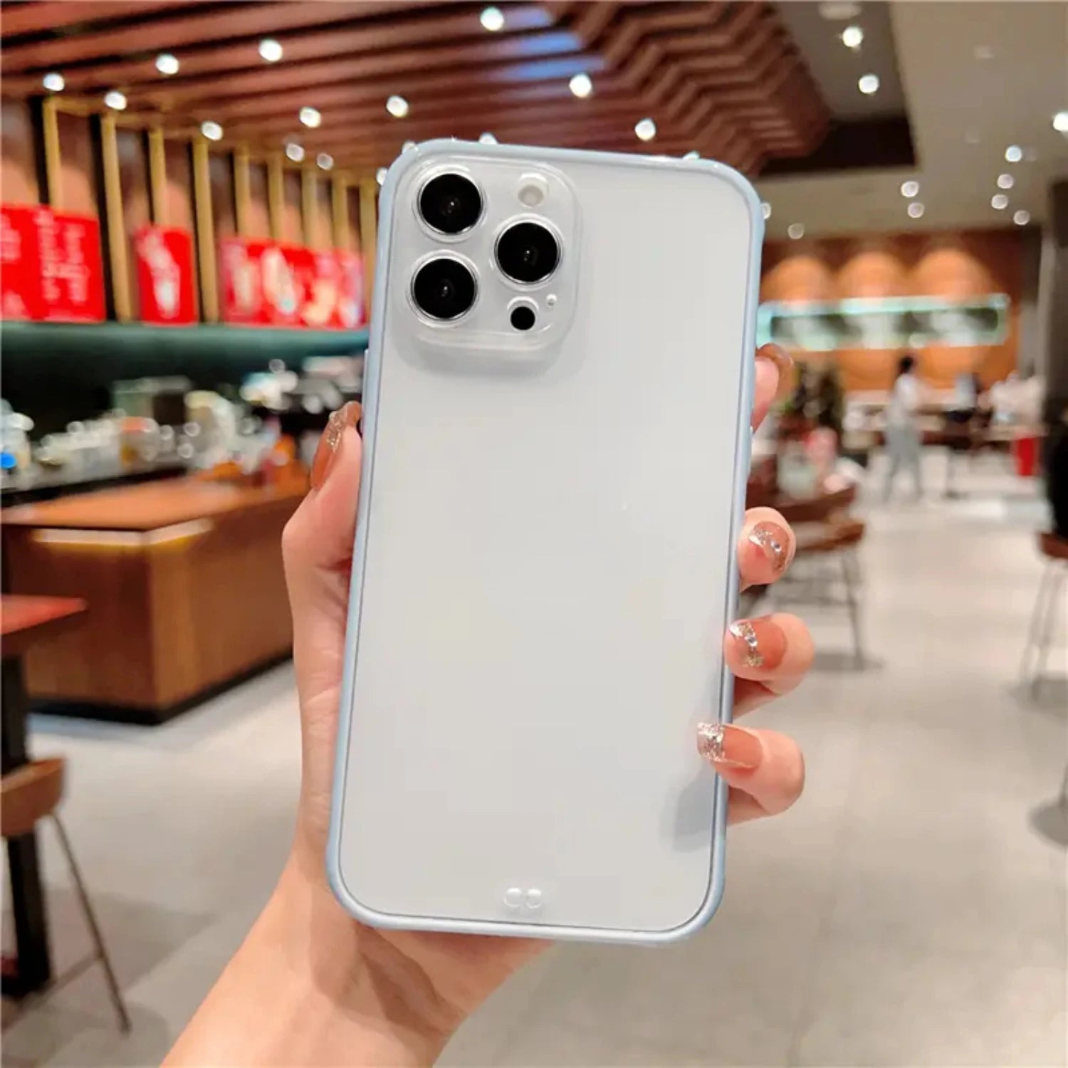 Frosted Transparent Shockproof Case