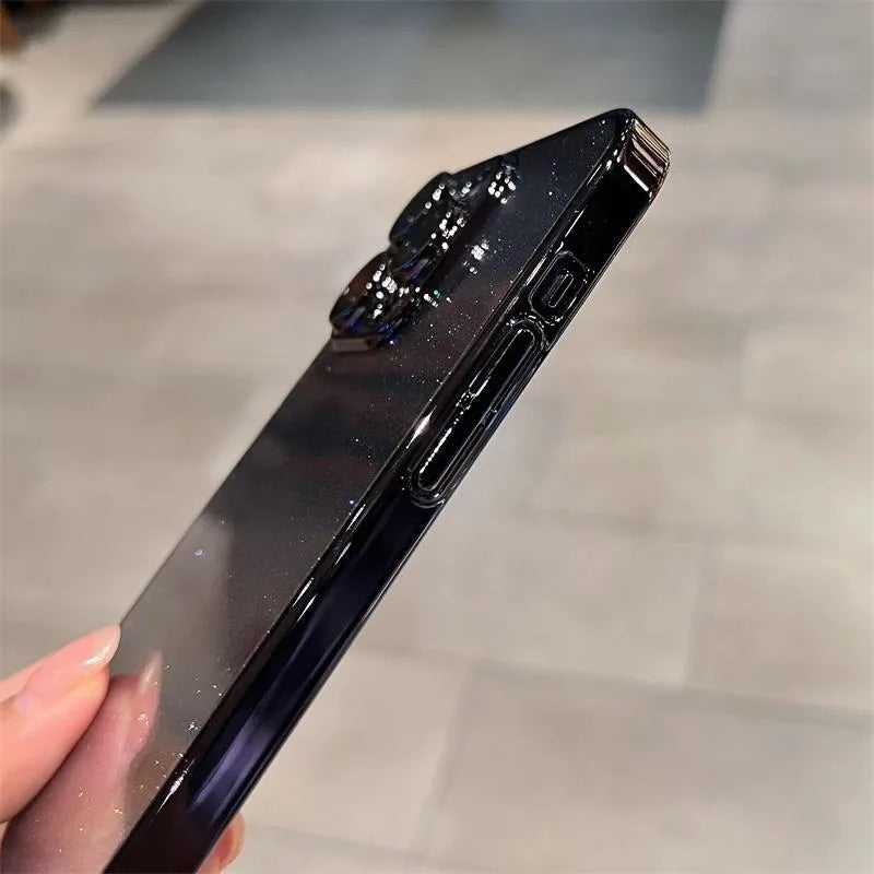 Glitter Transparent iPhone Case