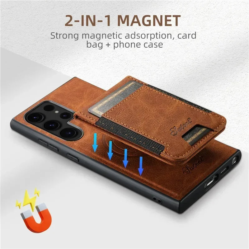 MagSafe Flip Wallet Samsung Case