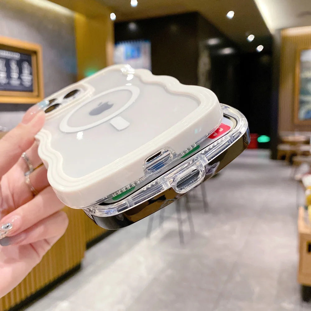 Candy Wavy Frame MagSafe iPhone Case