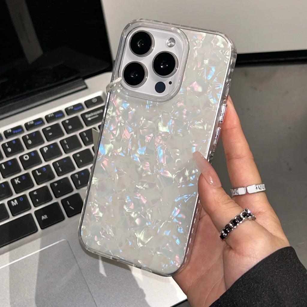 Glitter Shell Pattern iPhone Case