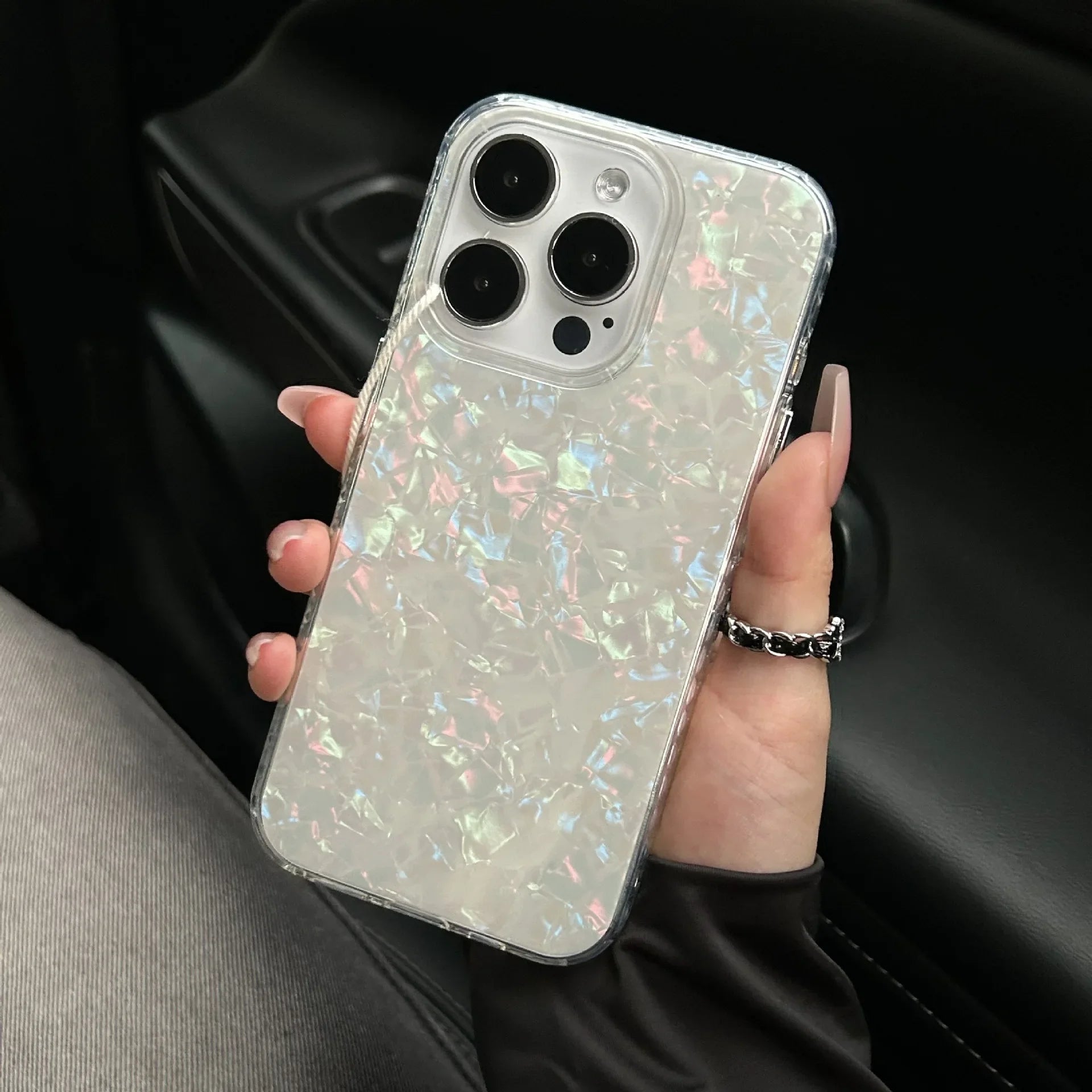 Glitter Shell Pattern iPhone Case