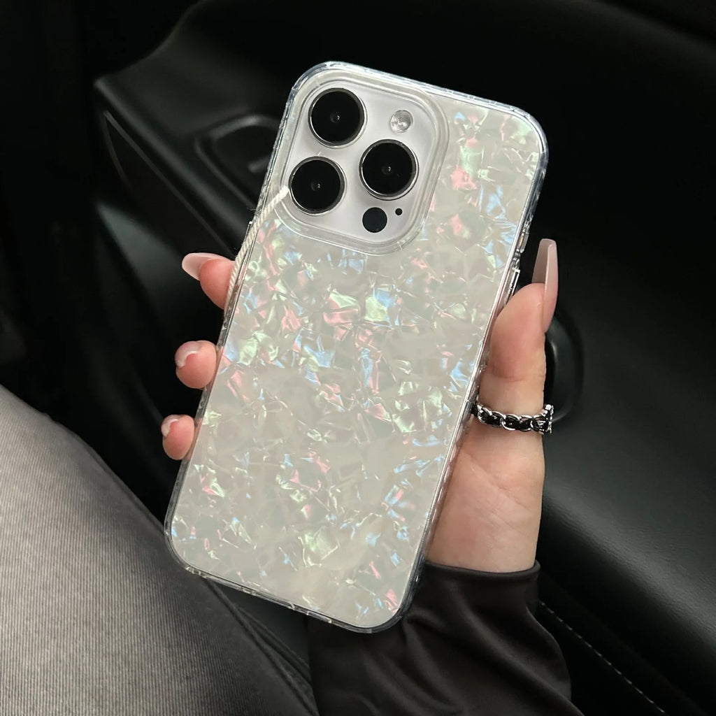 Glitter Shell Pattern iPhone Case