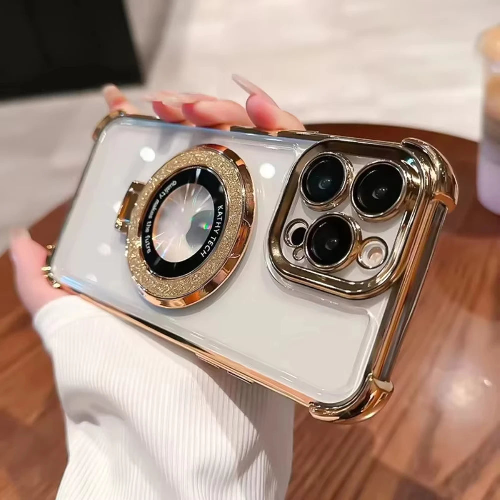 Glitter Stand iPhone Case