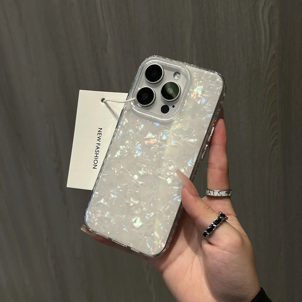 Glitter Shell Pattern iPhone Case