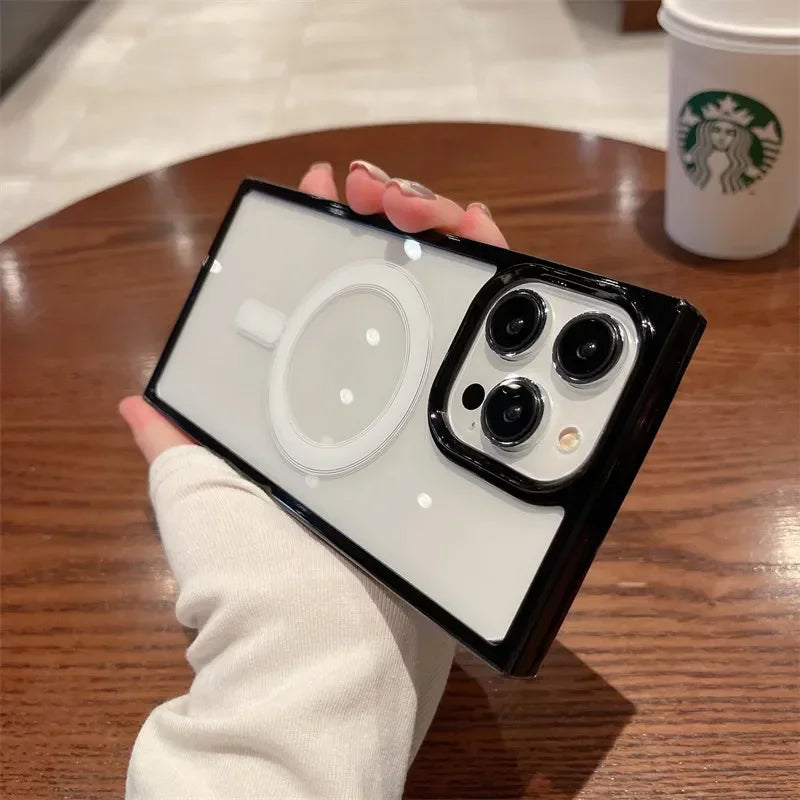 Magsafe Transparent Wireless iPhone Case