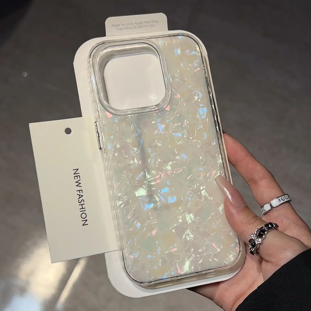 Glitter Shell Pattern iPhone Case