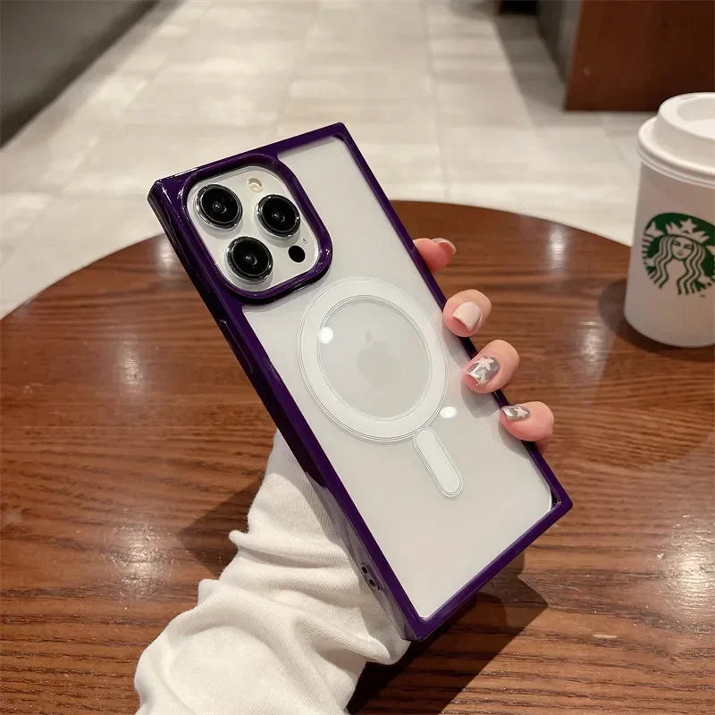 Magsafe Transparent Wireless iPhone Case