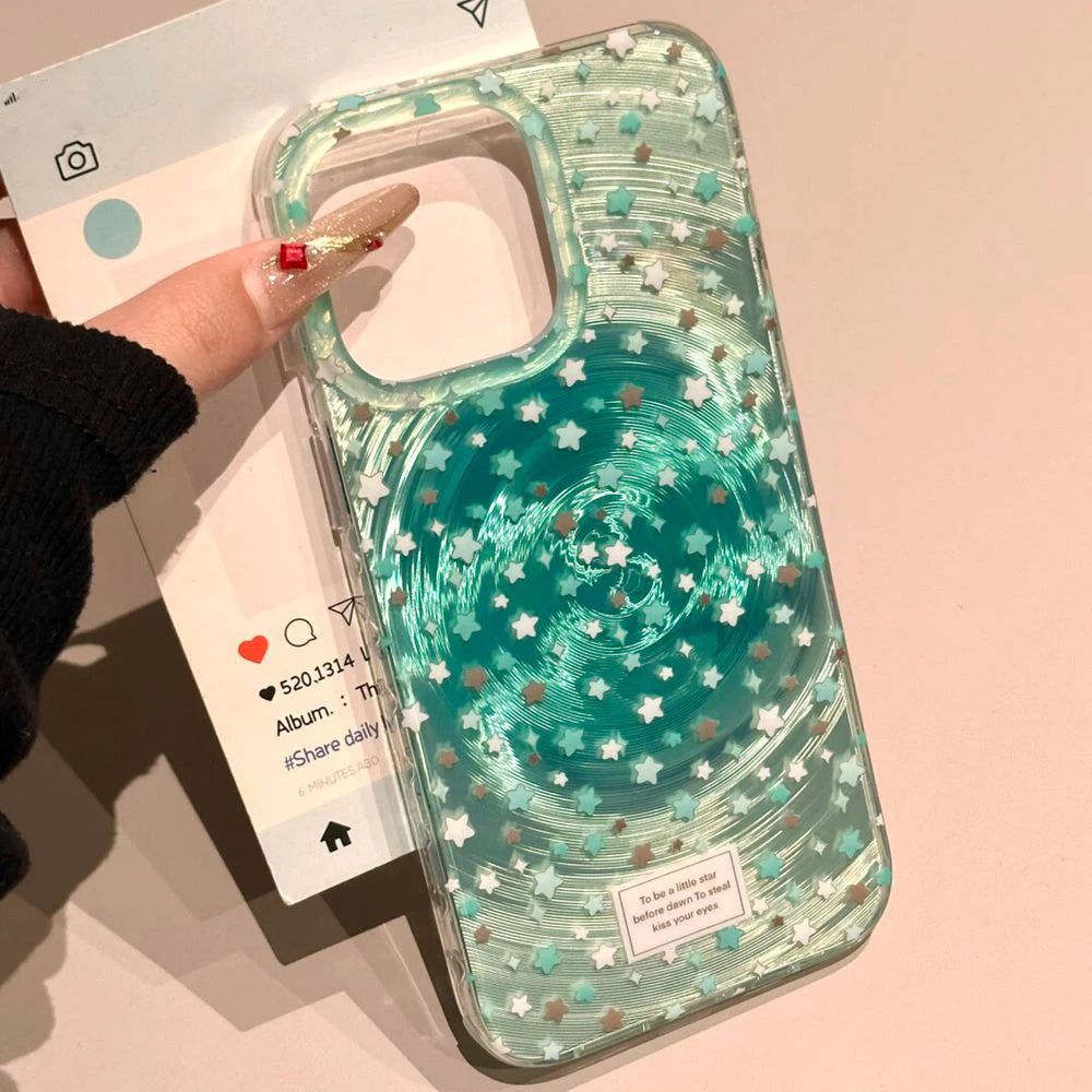 Blue Ocean Ripple iPhone Case
