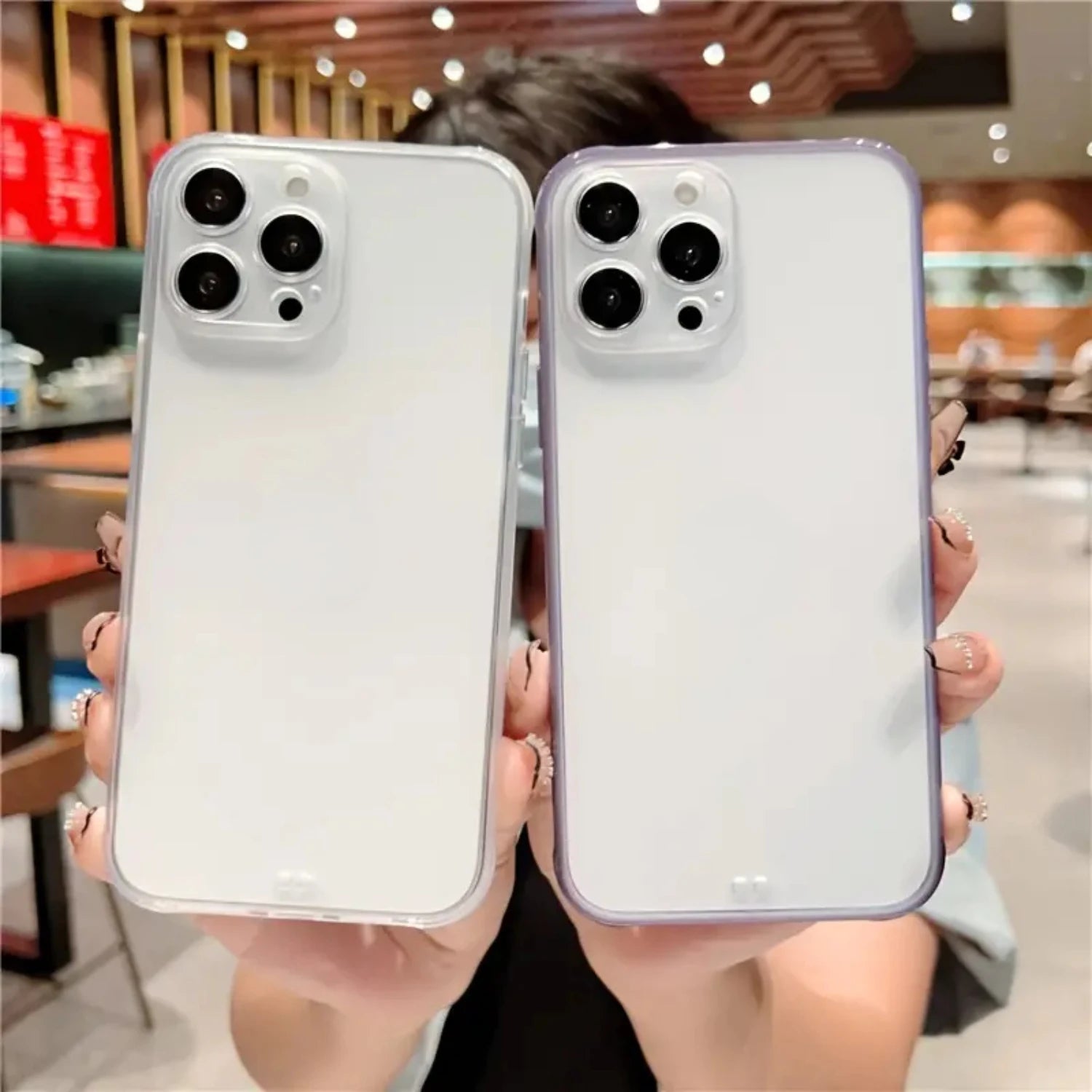 Frosted Transparent Shockproof Case