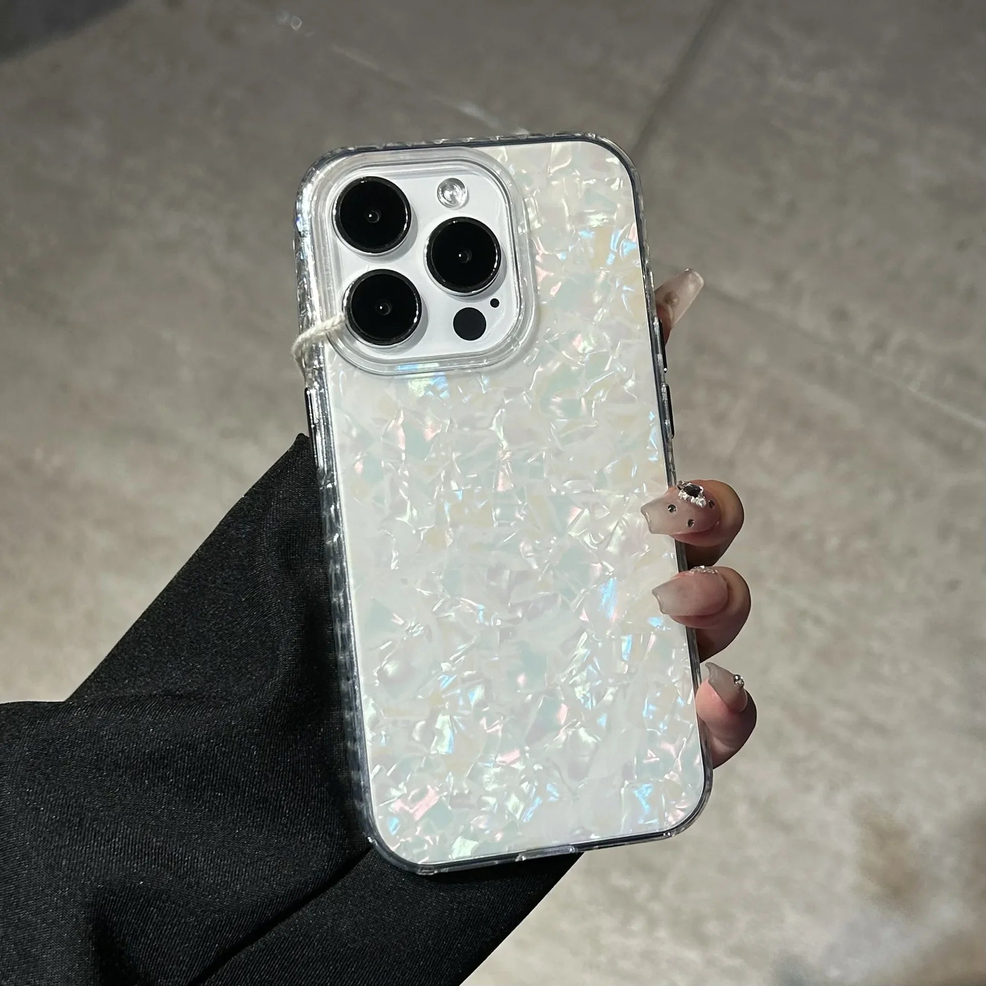 Glitter Shell Pattern iPhone Case