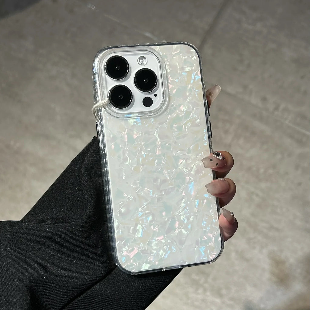 Glitter Shell Pattern iPhone Case