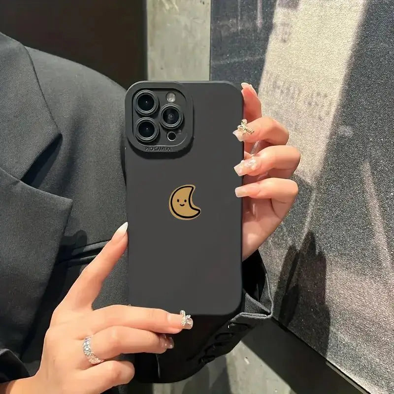 Minimalist Cartoon Sun Moon Phone Case