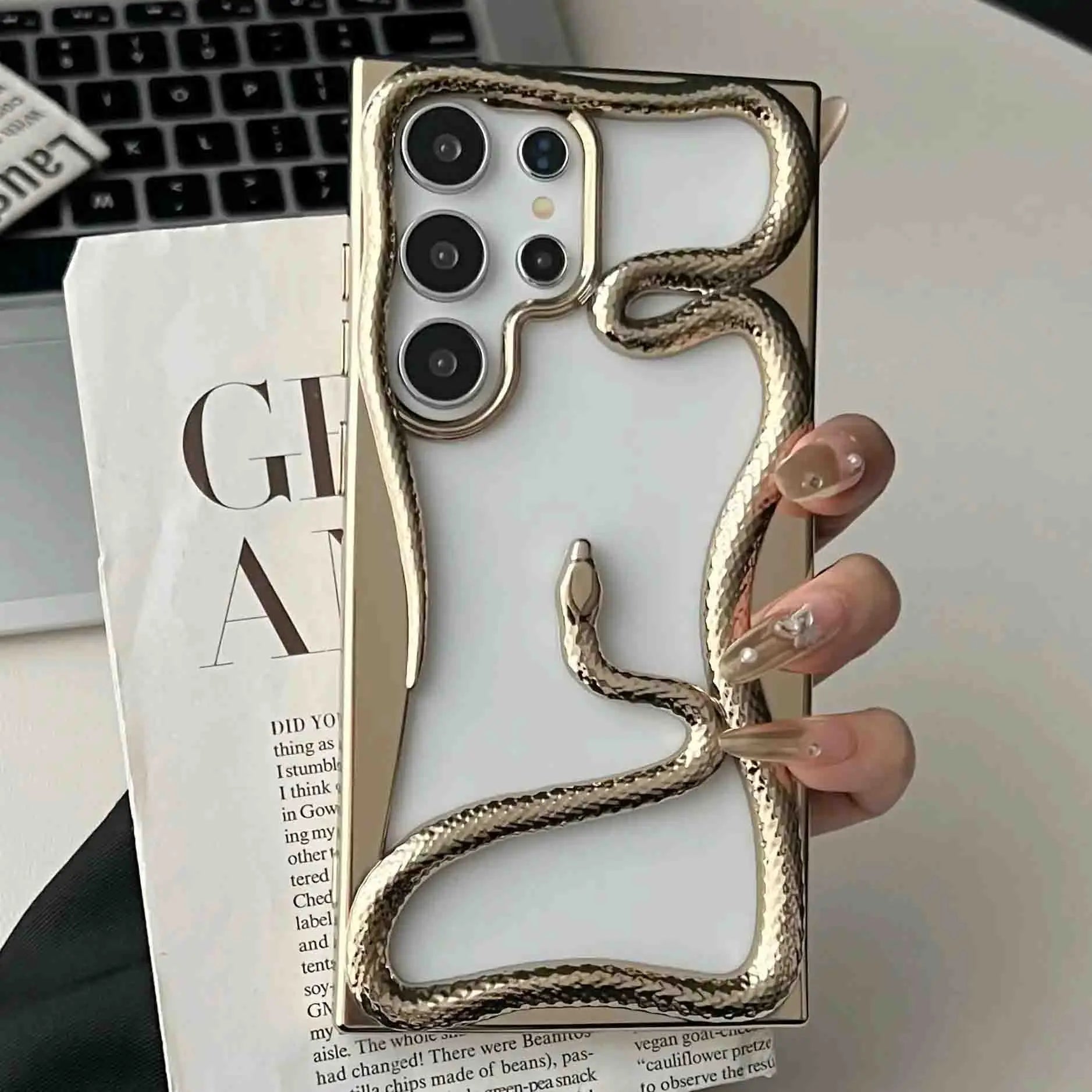 Snake Pattern Samsung Case