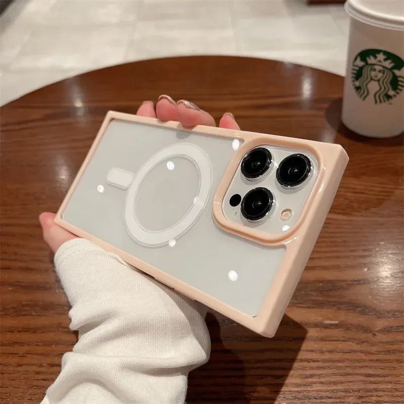 Magsafe Transparent Wireless iPhone Case