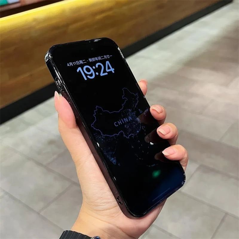 Glitter Transparent iPhone Case