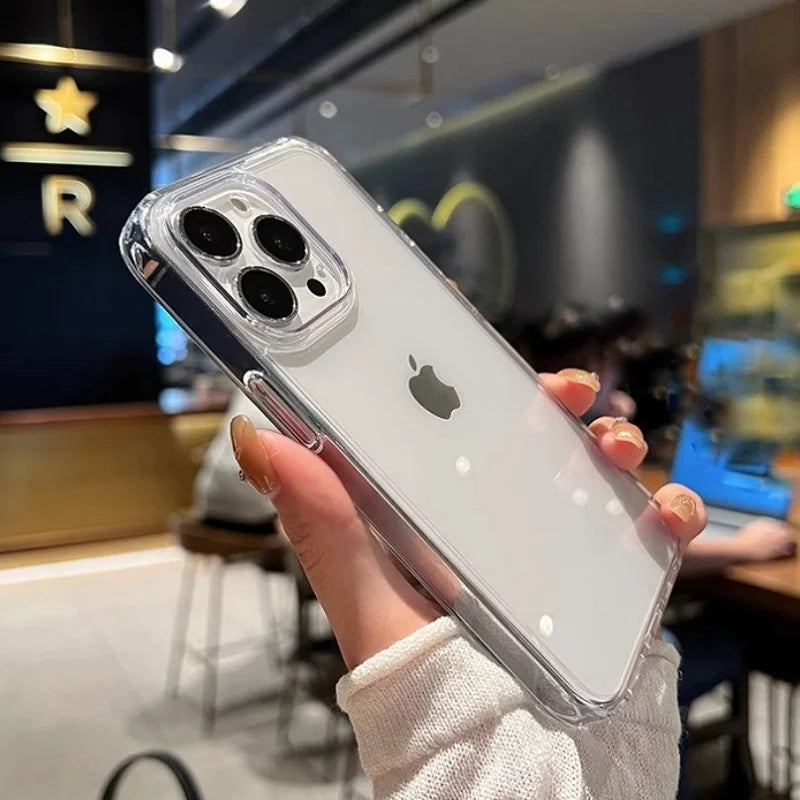 Transparent Soft Acrylic iPhone Case