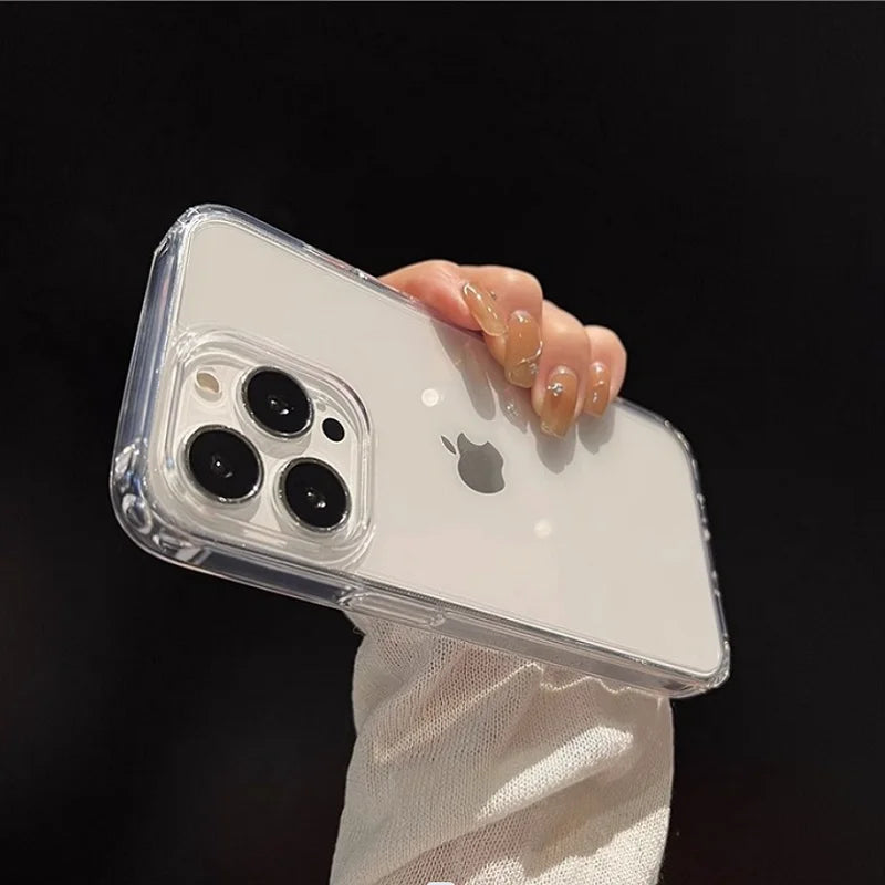 Transparent Soft Acrylic iPhone Case