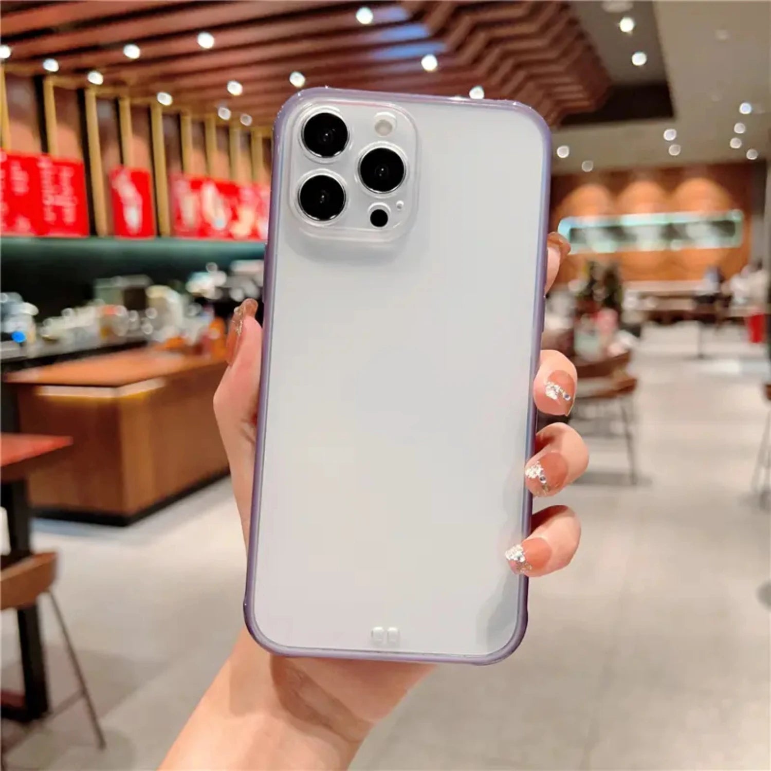 Frosted Transparent Shockproof Case