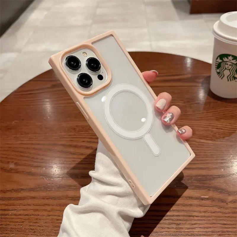 Magsafe Transparent Wireless iPhone Case