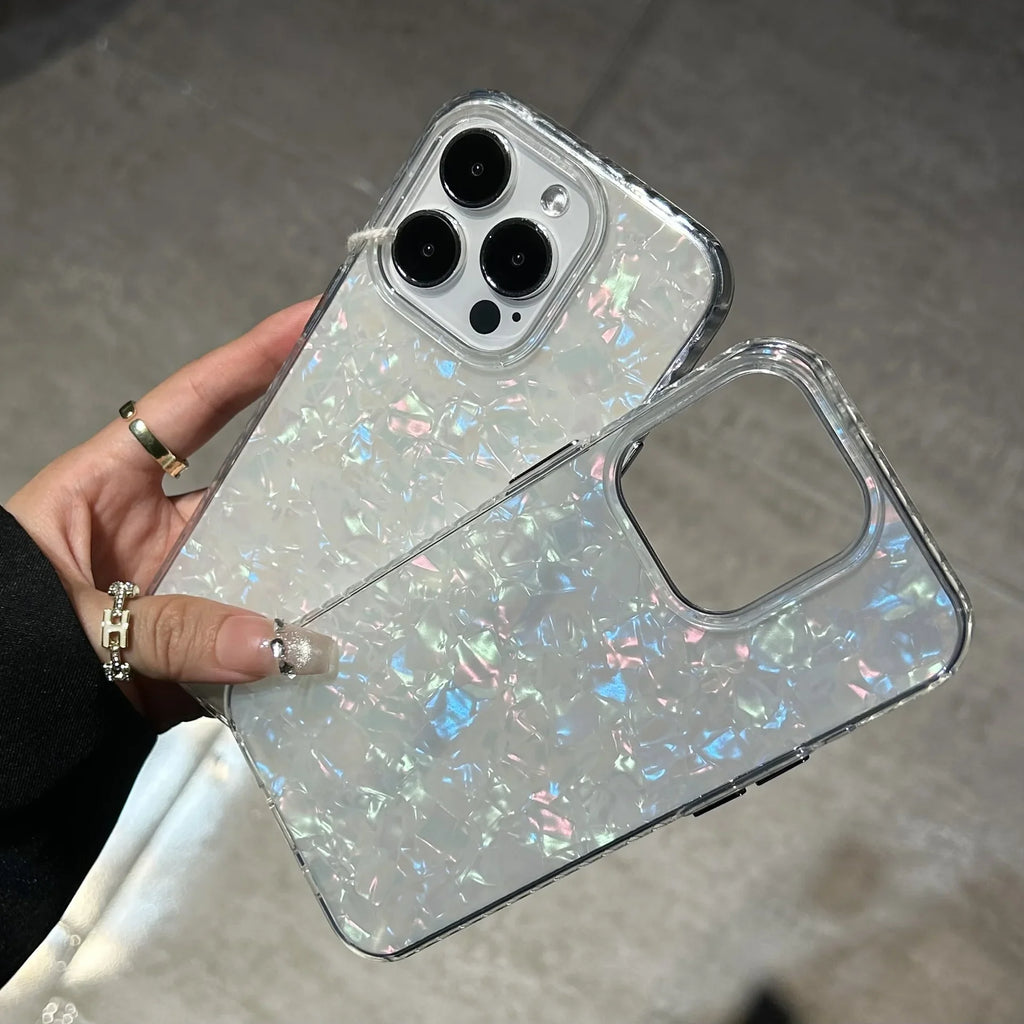 Glitter Shell Pattern iPhone Case