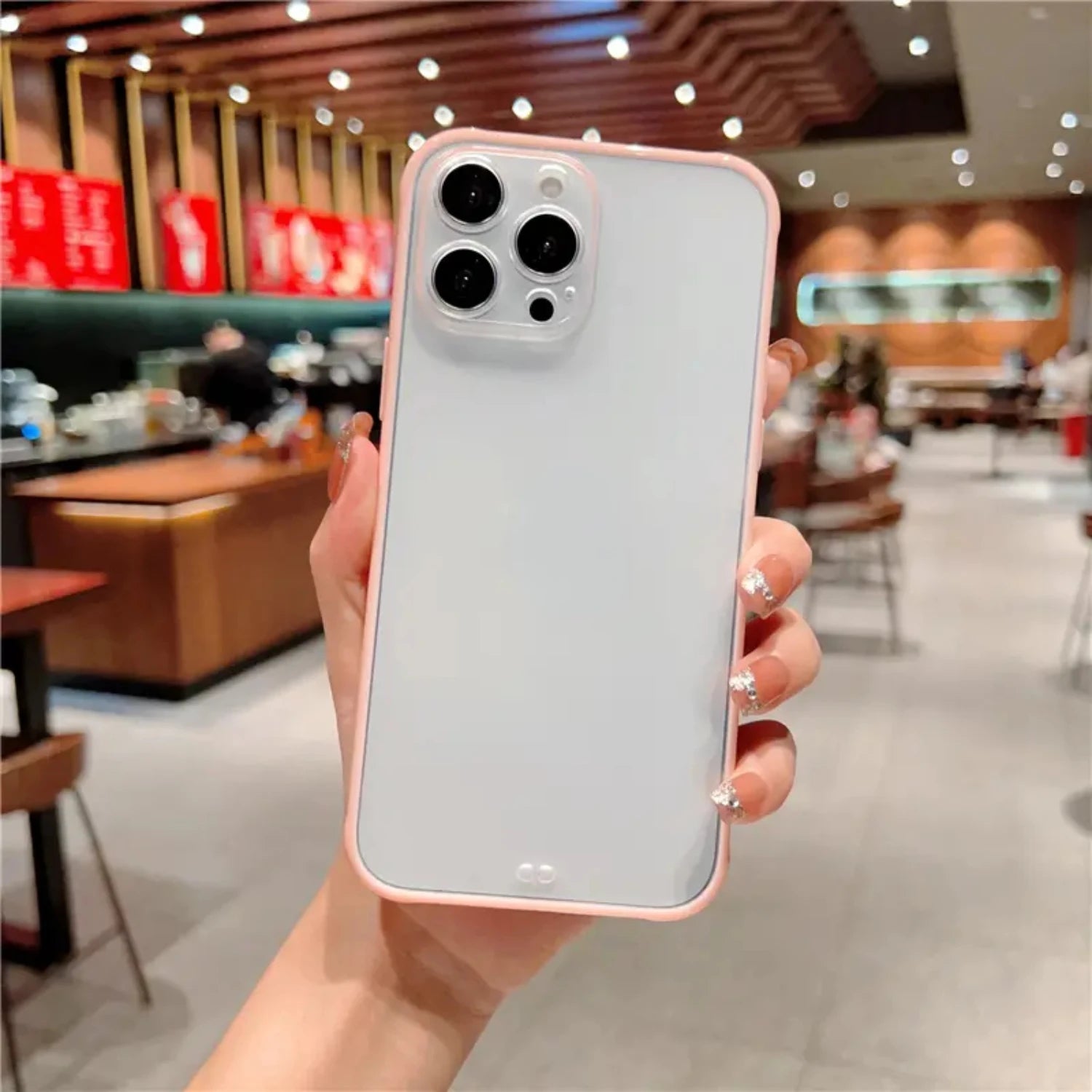 Frosted Transparent Shockproof Case