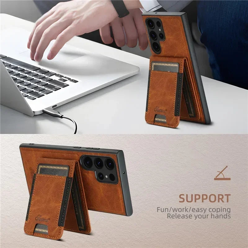 MagSafe Flip Wallet Samsung Case