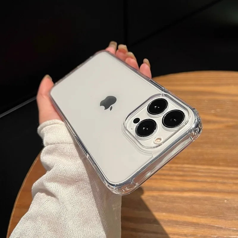 Transparent Soft Acrylic iPhone Case