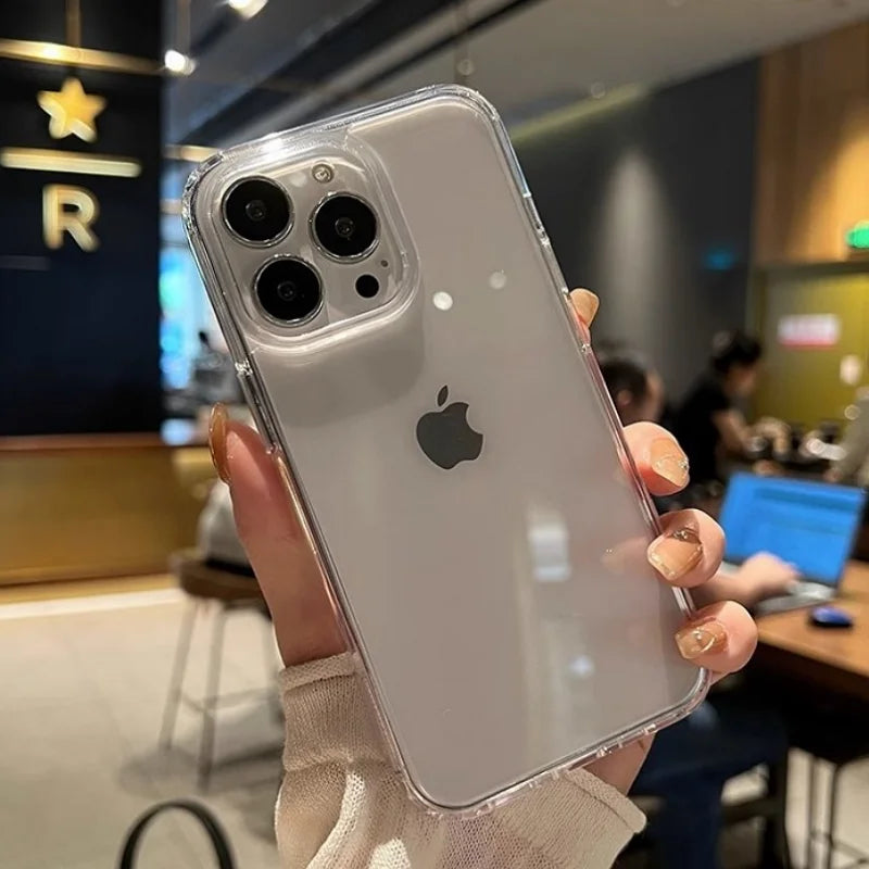Transparent Soft Acrylic iPhone Case