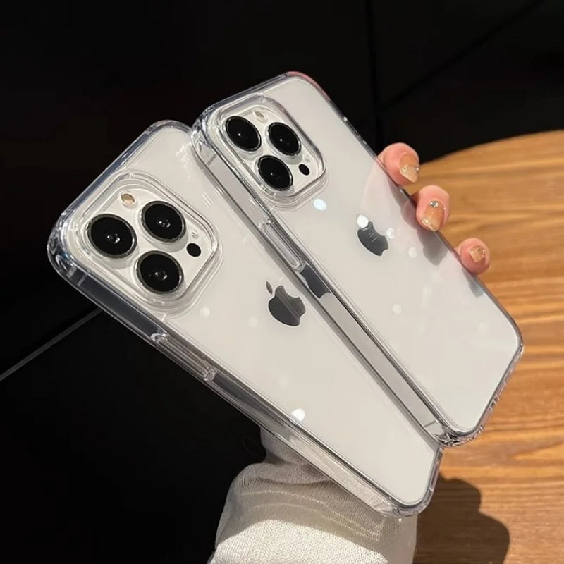 Transparent Soft Acrylic iPhone Case
