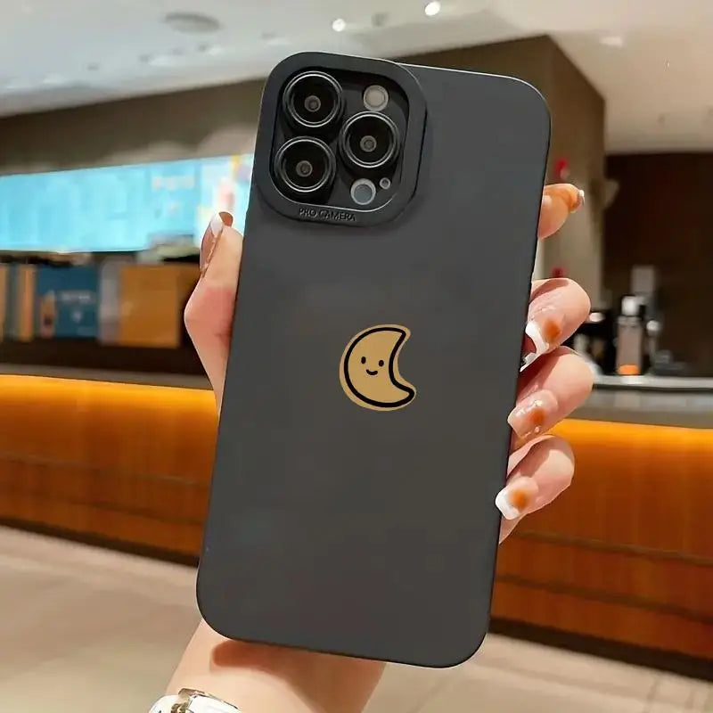 Minimalist Cartoon Sun Moon Phone Case